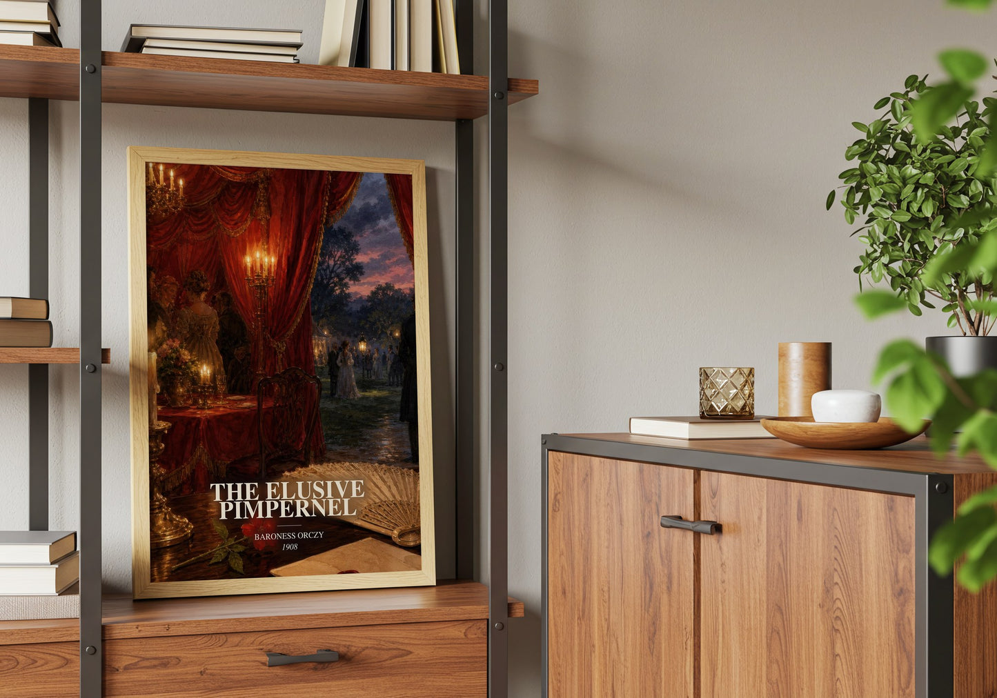 The Elusive Pimpernel book watercolour illustration paper finish options – matte satin gloss