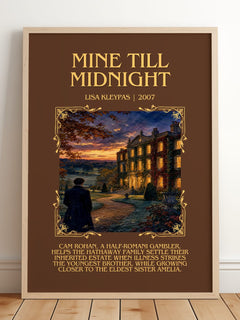 Mine Till Midnight Minimalist Book Poster by Lisa Kleypas – image 2