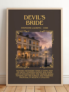 Devil's Bride Minimalist Book Poster by Stephanie Laurens – image 2