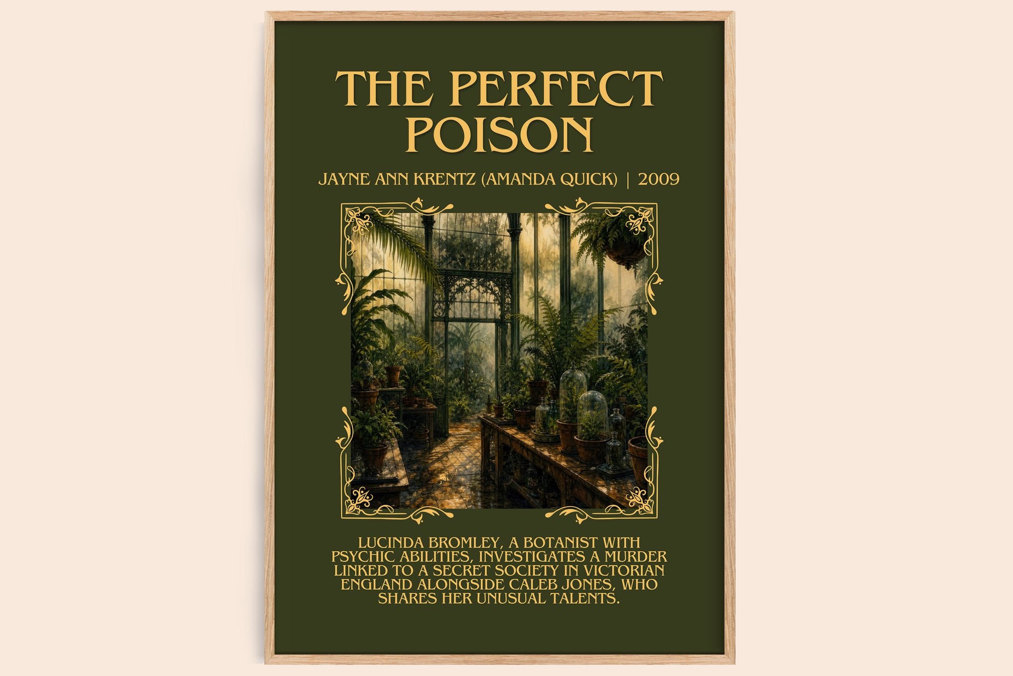 Perfect Poison Minimalist Book Poster by J. Quick)