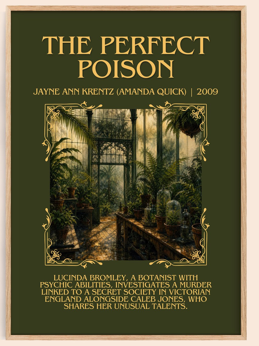 Perfect Poison Minimalist Book Poster by J. Quick) – book poster
