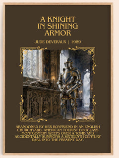 A Knight in Shining Armor Minimalist Book Poster by Jude Deveraux – image 1