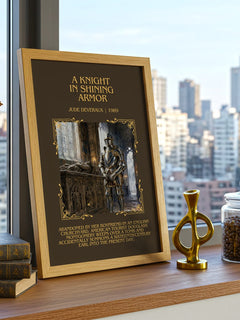A Knight in Shining Armor Minimalist Book Poster by Jude Deveraux – image 3