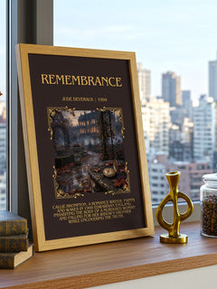 Remembrance Minimalist Book Poster by Jude Deveraux – image 3