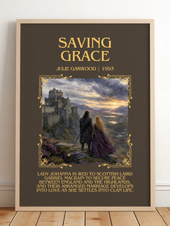 Saving Grace Minimalist Book Poster by Julie Garwood – image 2