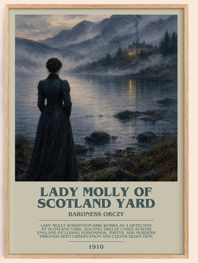 Lady Molly Of Scotland Yard Bookish Wall Art by Baroness Orczy