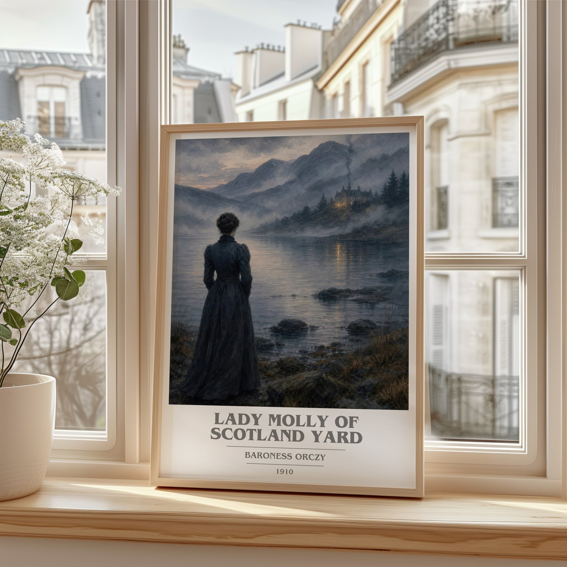 Lady Molly Of Scotland Yard book cover poster colour and style options – Baroness Orczy book art