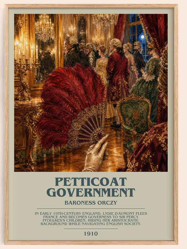 Petticoat Government Bookish Wall Art by Baroness Orczy