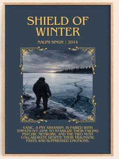 Shield of Winter Minimalist Book Poster by Nalini Singh – image 1