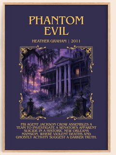 Phantom Evil Minimalist Book Poster by Heather Graham – image 1
