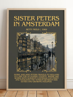 Sister Peters in Amsterdam Minimalist Book Poster by Betty Neels – image 2