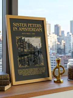 Sister Peters in Amsterdam Minimalist Book Poster by Betty Neels – image 3
