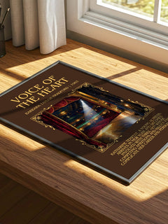 Voice of the Heart Minimalist Book Poster by Barbara Taylor Bradford – image 4