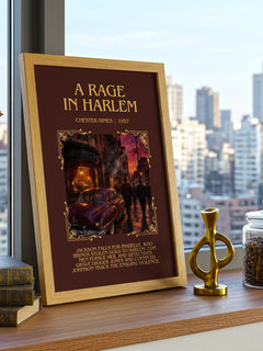 A Rage in Harlem Minimalist Book Poster by Chester Himes – image 3