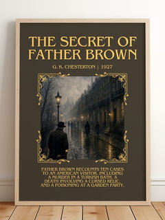 The Secret of Father Brown Minimalist Book Poster by G. K. Chesterton – image 2