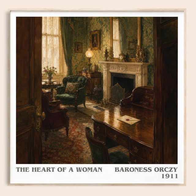 The Heart Of A Woman Literary Art Print by Baroness Orczy