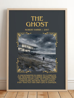 The Ghost Minimalist Book Poster by Robert Harris – image 2