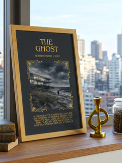 The Ghost Minimalist Book Poster by Robert Harris – image 3