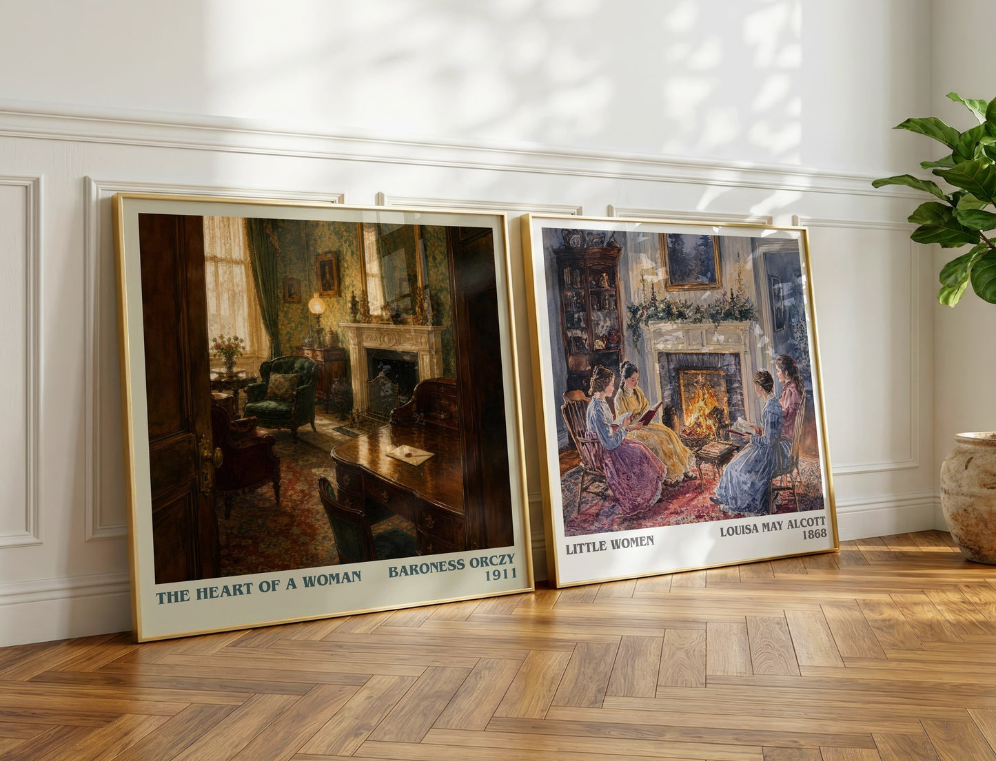 The Heart Of A Woman literary print on bookshelf – Baroness Orczy fan gift