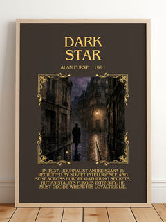 Dark Star Minimalist Book Poster by Alan Furst – image 2