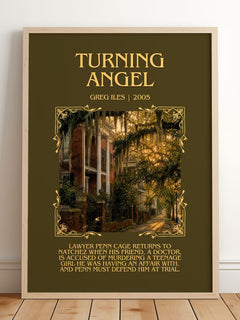 Turning Angel Minimalist Book Poster by Greg Iles – image 2
