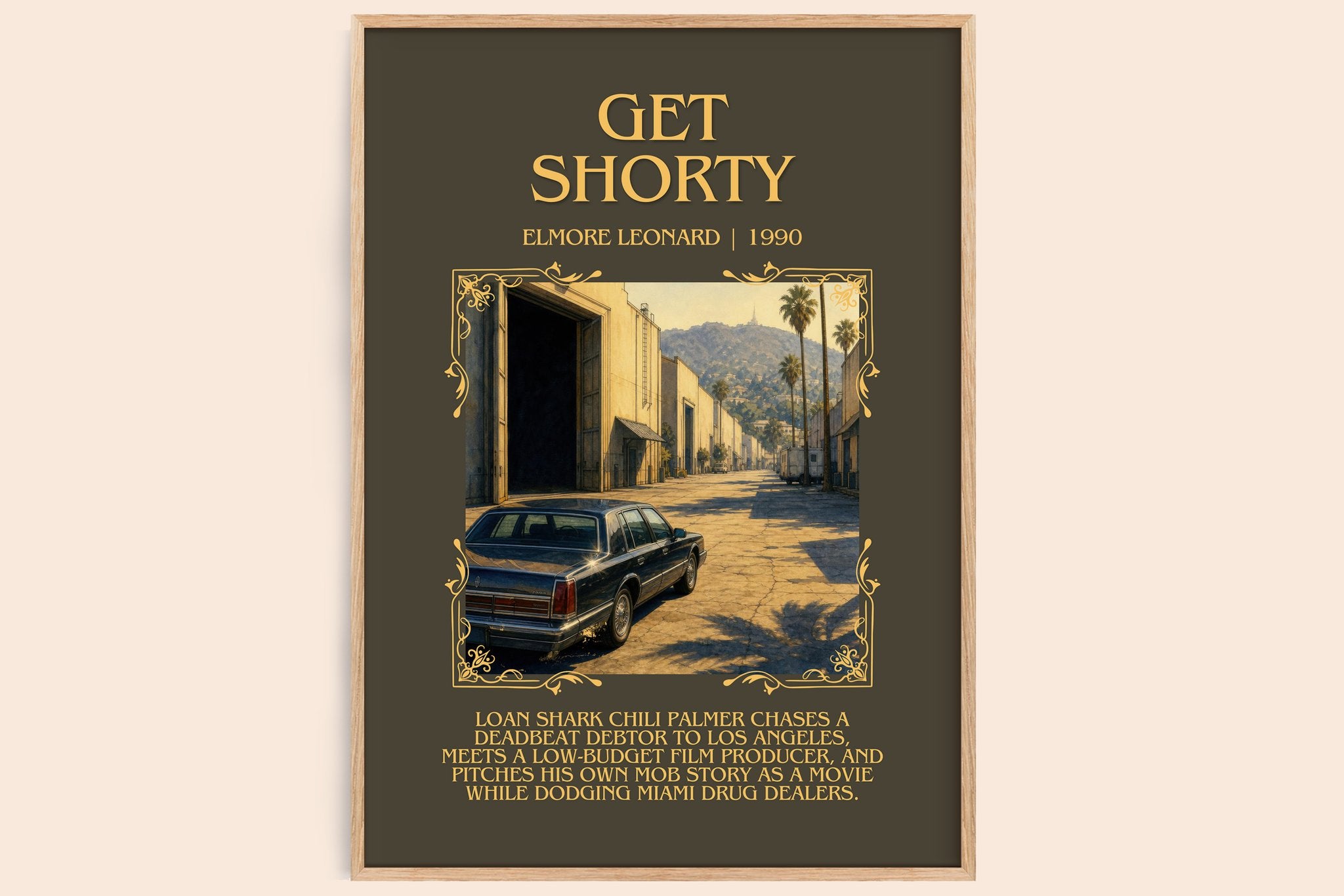 Get Shorty Minimalist Book Poster by Elmore Leonard