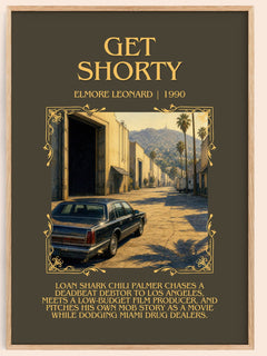 Get Shorty Minimalist Book Poster by Elmore Leonard – image 1