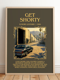 Get Shorty Minimalist Book Poster by Elmore Leonard – image 2