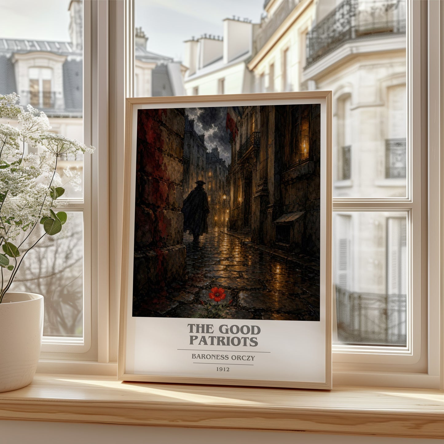 The Good Patriots book cover poster colour and style options – Baroness Orczy book art