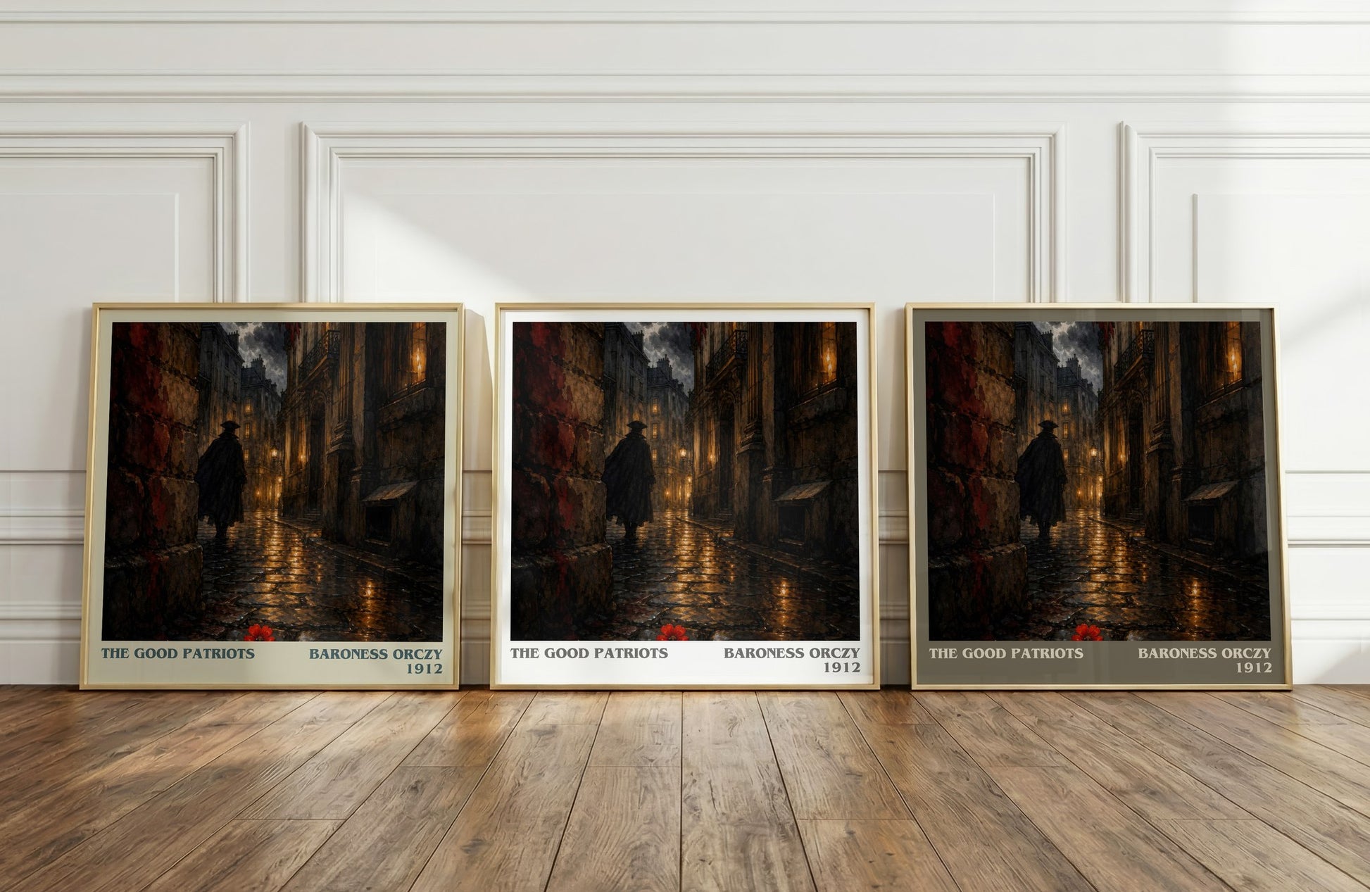 The Good Patriots literary art print colour and style options – Baroness Orczy book art