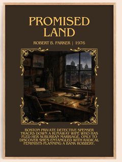 Promised Land Minimalist Book Poster by Robert B. Parker – image 1