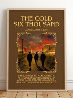 The Cold Six Thousand Minimalist Book Poster by James Ellroy – image 2