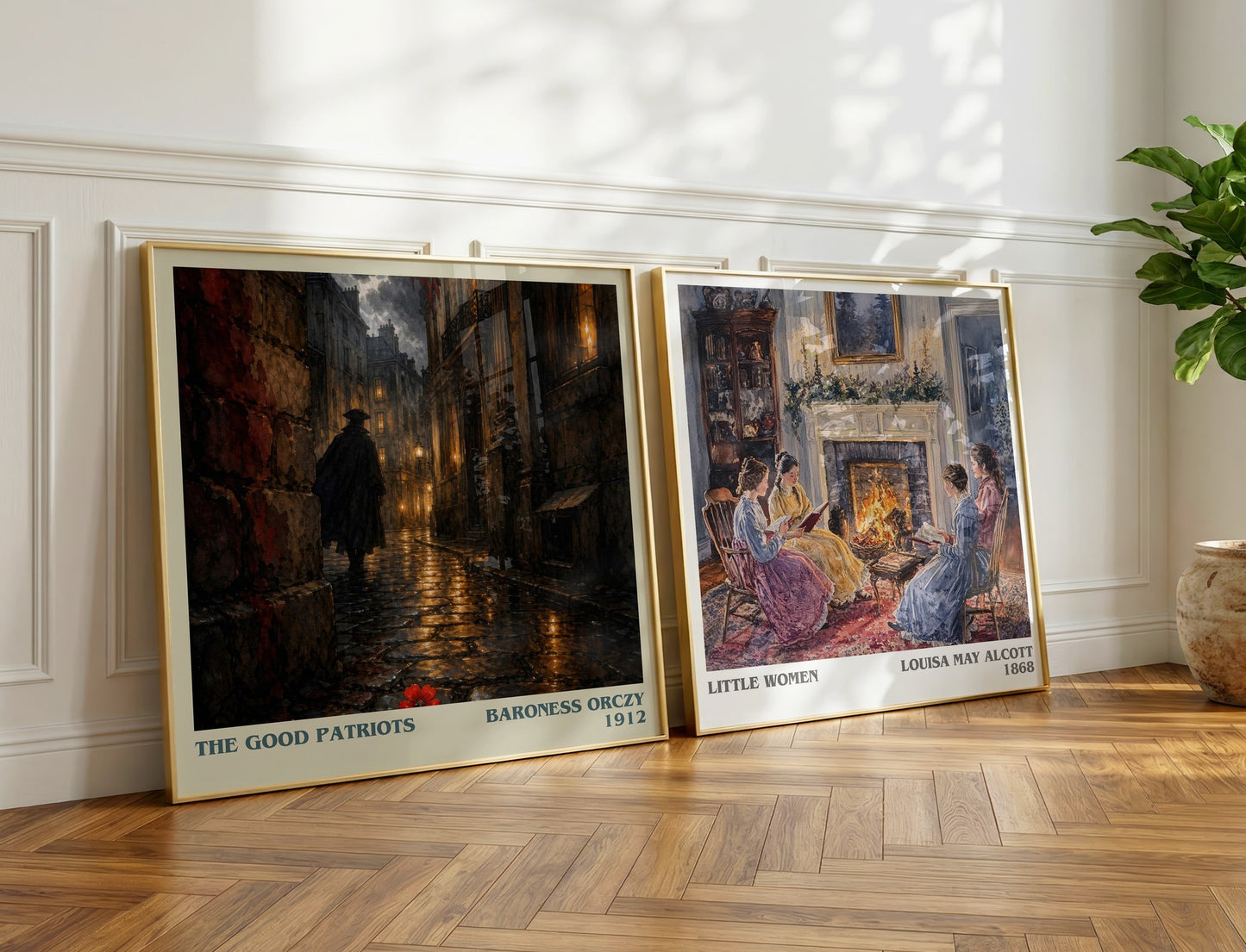 The Good Patriots literary print on bookshelf – Baroness Orczy fan gift