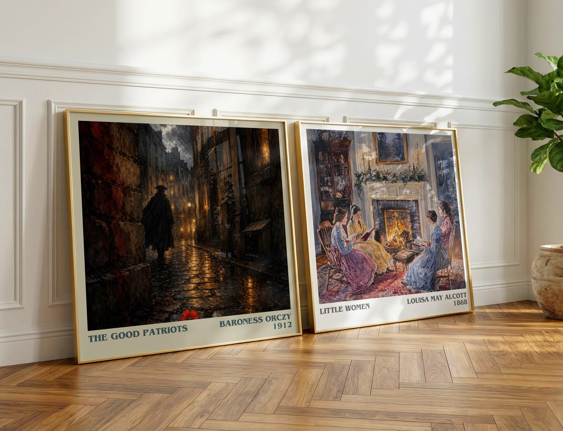 The Good Patriots literary print on bookshelf – Baroness Orczy fan gift