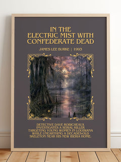 In the Electric Mist with Confederate Dead Minimalist Book Poster – – image 2
