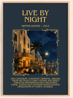 Live by Night Minimalist Book Poster by Dennis Lehane – image 1