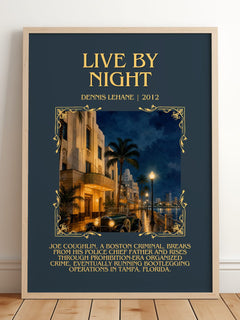 Live by Night Minimalist Book Poster by Dennis Lehane – image 2