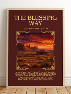The Blessing Way Minimalist Book Poster by Tony Hillerman – image 2