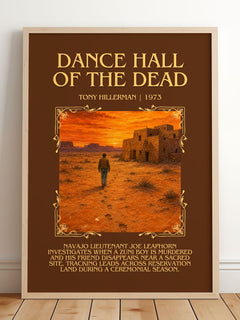Dance Hall of the Dead Minimalist Book Poster by Tony Hillerman – image 2