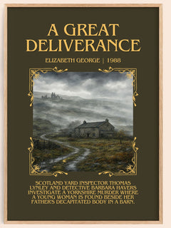 A Great Deliverance Minimalist Book Poster by Elizabeth George – image 1