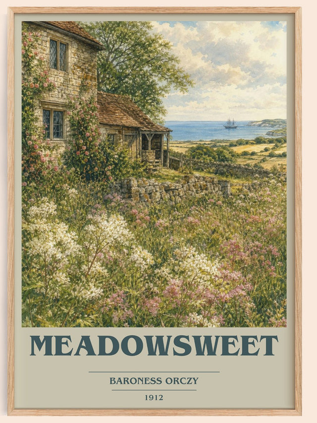Meadowsweet Book Cover Poster by Baroness Orczy