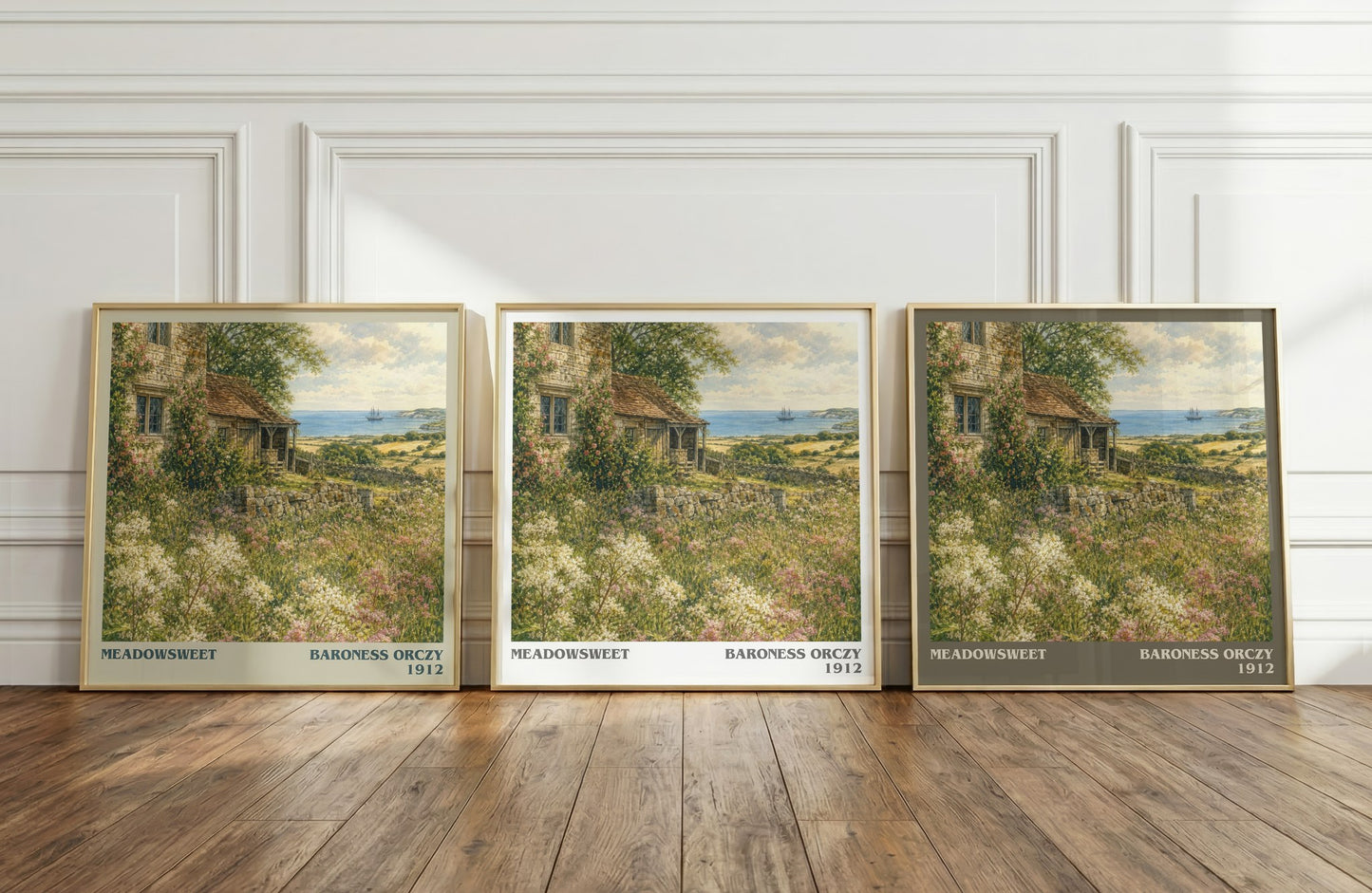 Meadowsweet literary art print colour and style options – Baroness Orczy book art