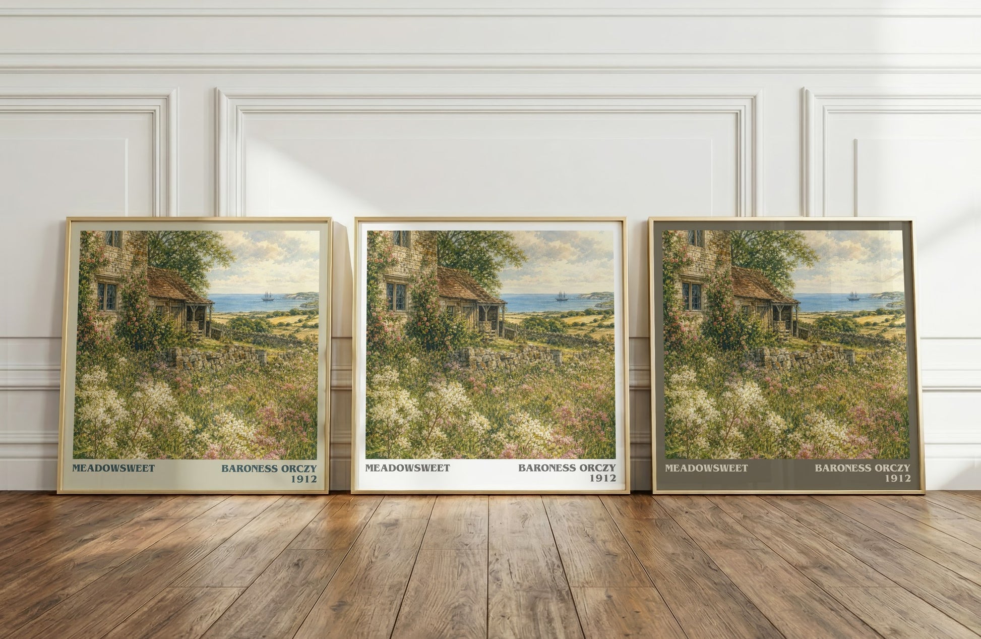 Meadowsweet literary art print colour and style options – Baroness Orczy book art