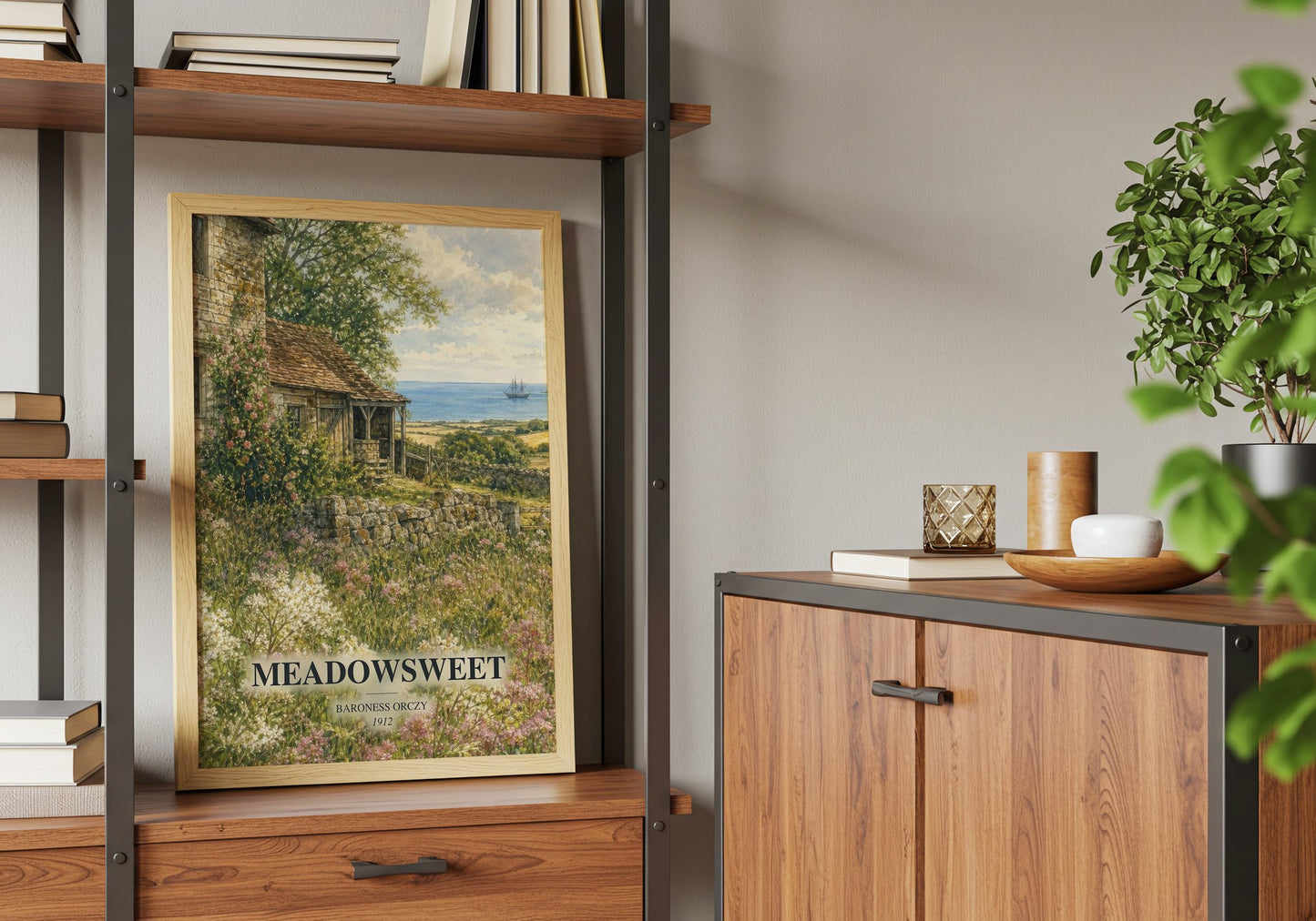 Meadowsweet book watercolour illustration paper finish options – matte satin gloss