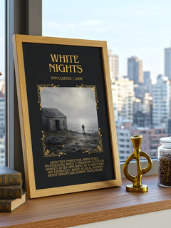 White Nights Minimalist Book Poster by Ann Cleeves – image 3