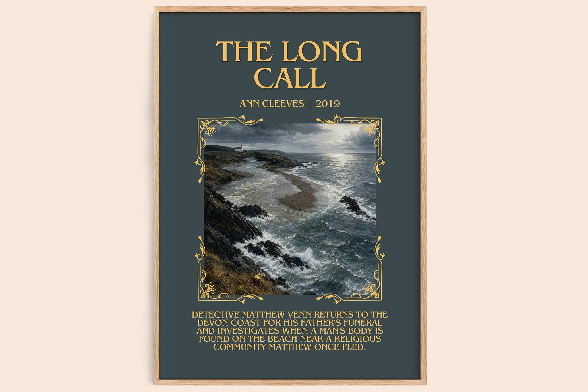 The Long Call Minimalist Book Poster by Ann Cleeves