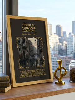 Death in a Strange Country Minimalist Book Poster by Donna Leon – image 3