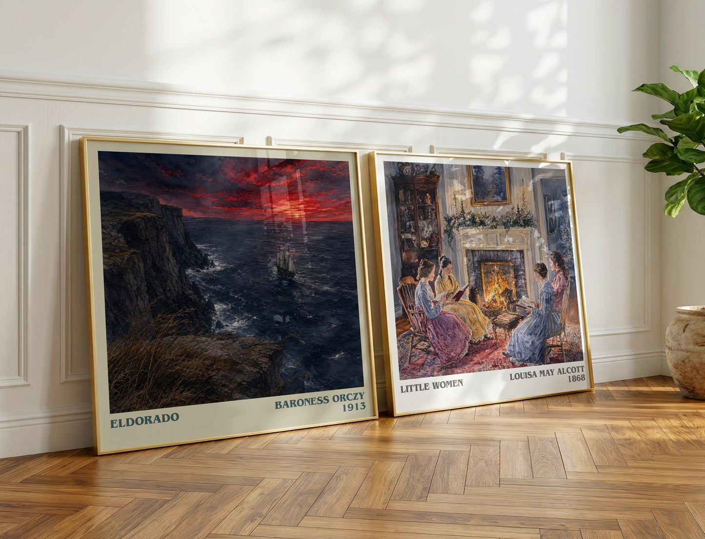 Eldorado literary print on bookshelf – Baroness Orczy fan gift