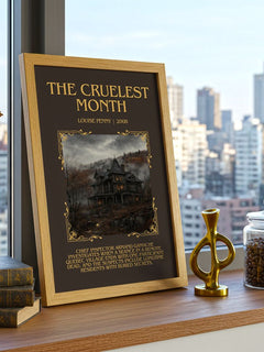 The Cruelest Month Minimalist Book Poster by Louise Penny – image 3