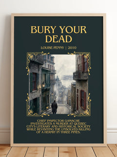 Bury Your Dead Minimalist Book Poster by Louise Penny – image 2